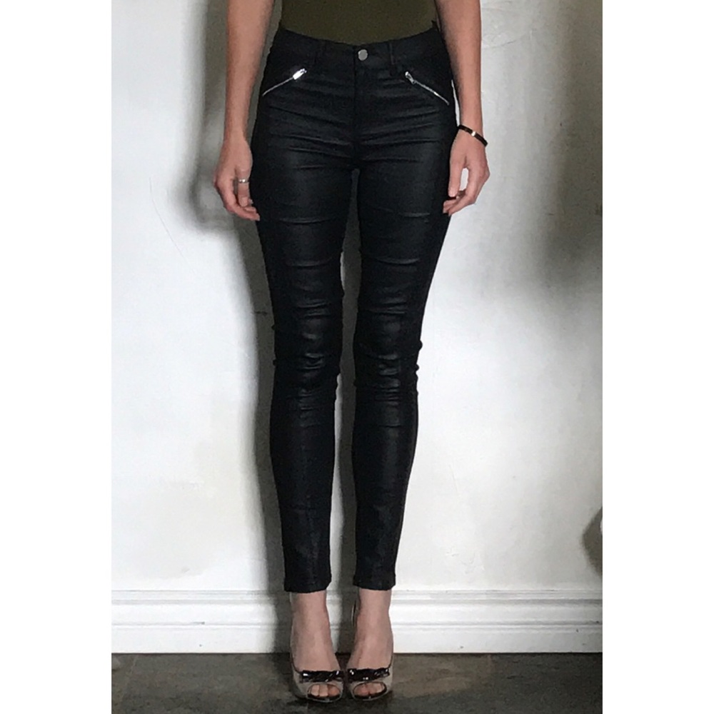 Vegan leather / faux leather Moro skinny pants